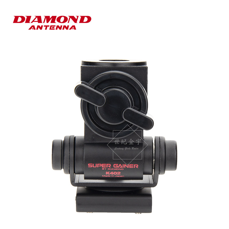 日本钻石天线夹边 K402 车载电台车台对讲机天线支架三轴可调卡边