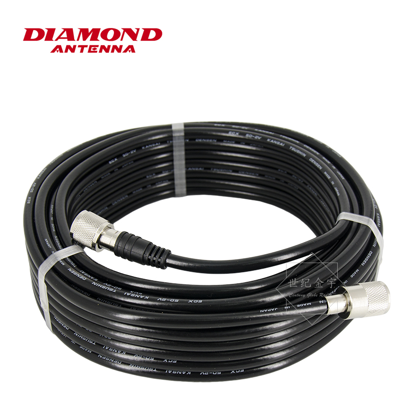日本钻石天线 5D15MB 基地电台馈线 15米 5D-2V 系列同轴通讯线缆