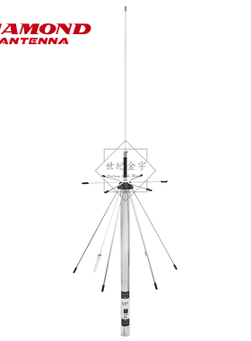 日本钻石 D190 小型全向电台接收天线 100~1500MHz 84cm