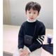 秋冬装 童童妈定制男女童韩版 宽松条杠套头毛衣宝宝软糯奶萌针织衫