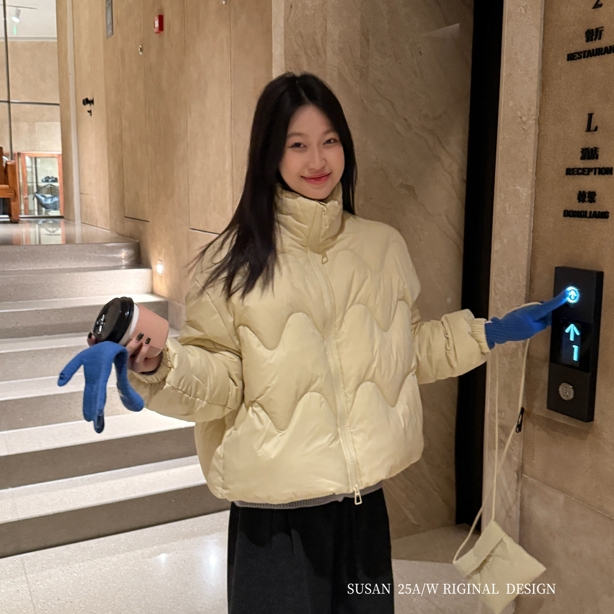 静茹家-比例冬季美式时髦保暖羽绒服(配配包包)(含90白鸭绒)1805s