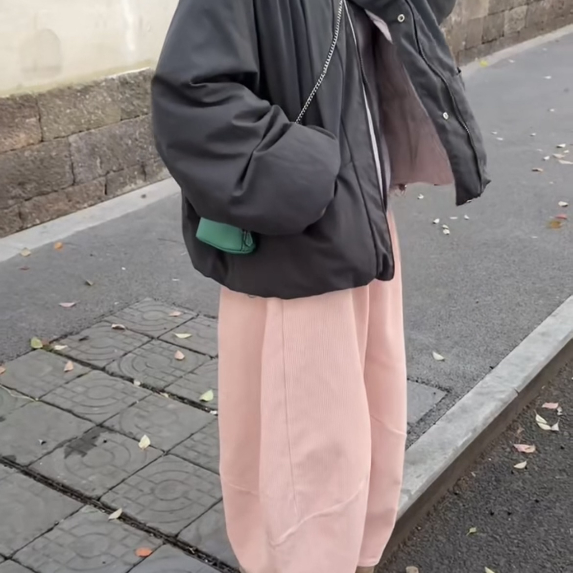 静茹冬上新立领设计感宽松百搭保暖羽绒服外套3193280