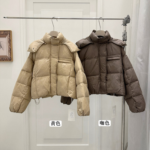 冬上新新国标90白鸭绒韩系短款立领保暖羽绒服(新90鸭ALTER 752-
