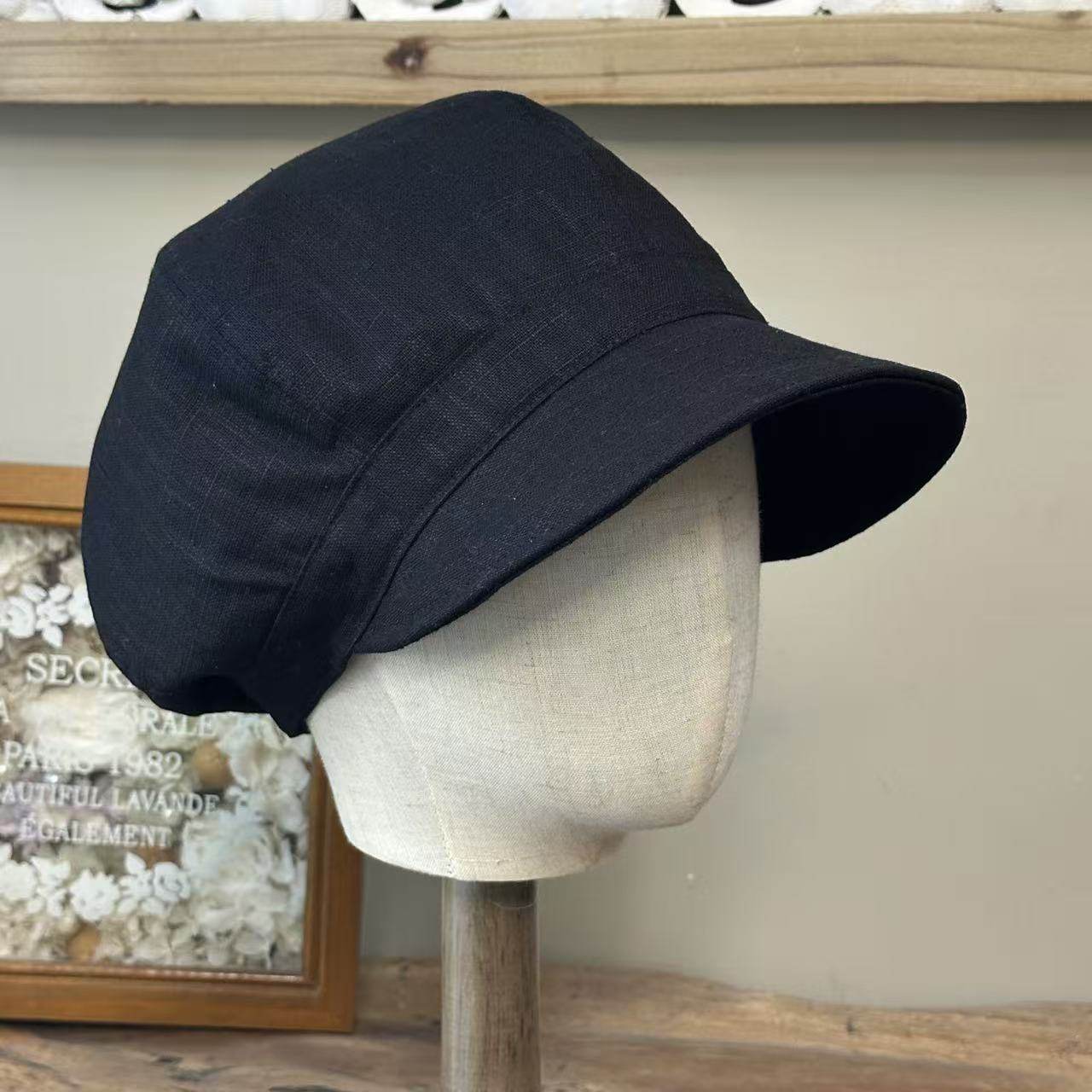 零点兰花时尚百搭日子棉麻鸭舌帽文艺复古女士秋冬防晒潮款遮阳帽,服饰配件/皮带/帽子/围巾,帽子,淘宝优惠券,粉丝福利购,淘宝优惠卷