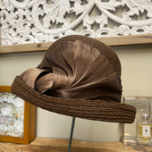 零点兰花设计师款 复古轻奢拉菲草帽女士旅游度假大檐防晒遮阳帽子