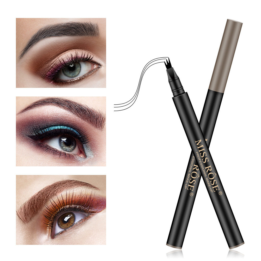 pencil自然持久跨境货源eyebrow防汗微雕液体三叉四叉眉笔防水|msdalam kategori Alat solek/minyak wangi/kecantikan, eyeliner - dari Buy2taobao.com untuk memberikan perkhidmatan ejen Taobao profesional membeli