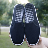 橡胶底松紧 男女千层平底奶奶太太妈妈鞋 春秋冬季 北京中老年人布鞋