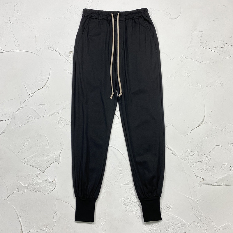 ro经典款正常流行中腰暗黑风长裤