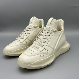 子潮 减震耐磨休闲运动低帮系带鞋 RO2022SS春夏新款 头层小牛皮男款