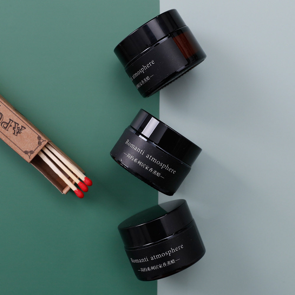 新款天然香薰蜡烛玻璃杯 安神香氛净化空气无烟花艺小棕瓶大豆蜡|ruв категории фестиваль товаров/подарок, свеча - от Buy2taobao.com для оказания профессиональной услуги покупки агента Taobao