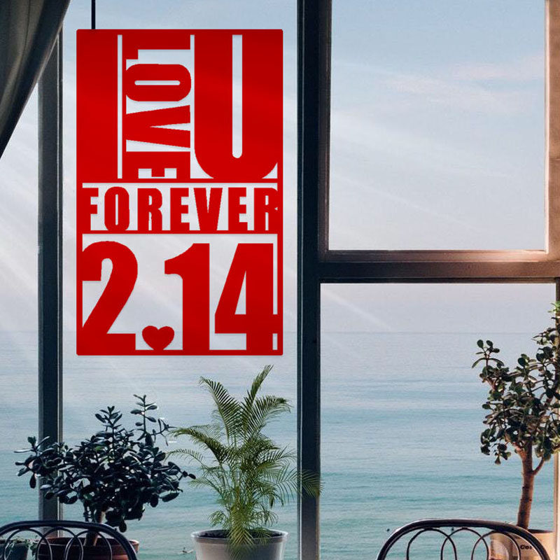 情人节礼物喜字窗花 玻璃贴佳印小筑喜字剪纸贴纸情人节浪漫礼物