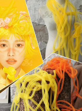 软管造型服装设计创意耳环辅料