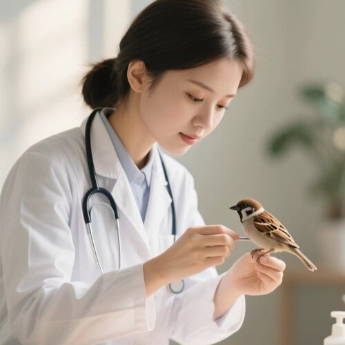 麻雀金丝雀百灵鸟在线问诊咨询专业兽医在线！