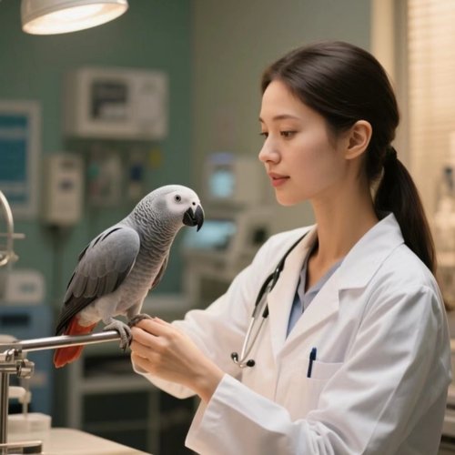 灰鹦鹉在线诊疗饲养管理，执业兽医在线!经验丰富！