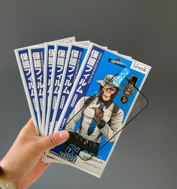 灵透大猩猩高铝全屏高清抗指纹防摔手机钢化膜苹果15贴膜