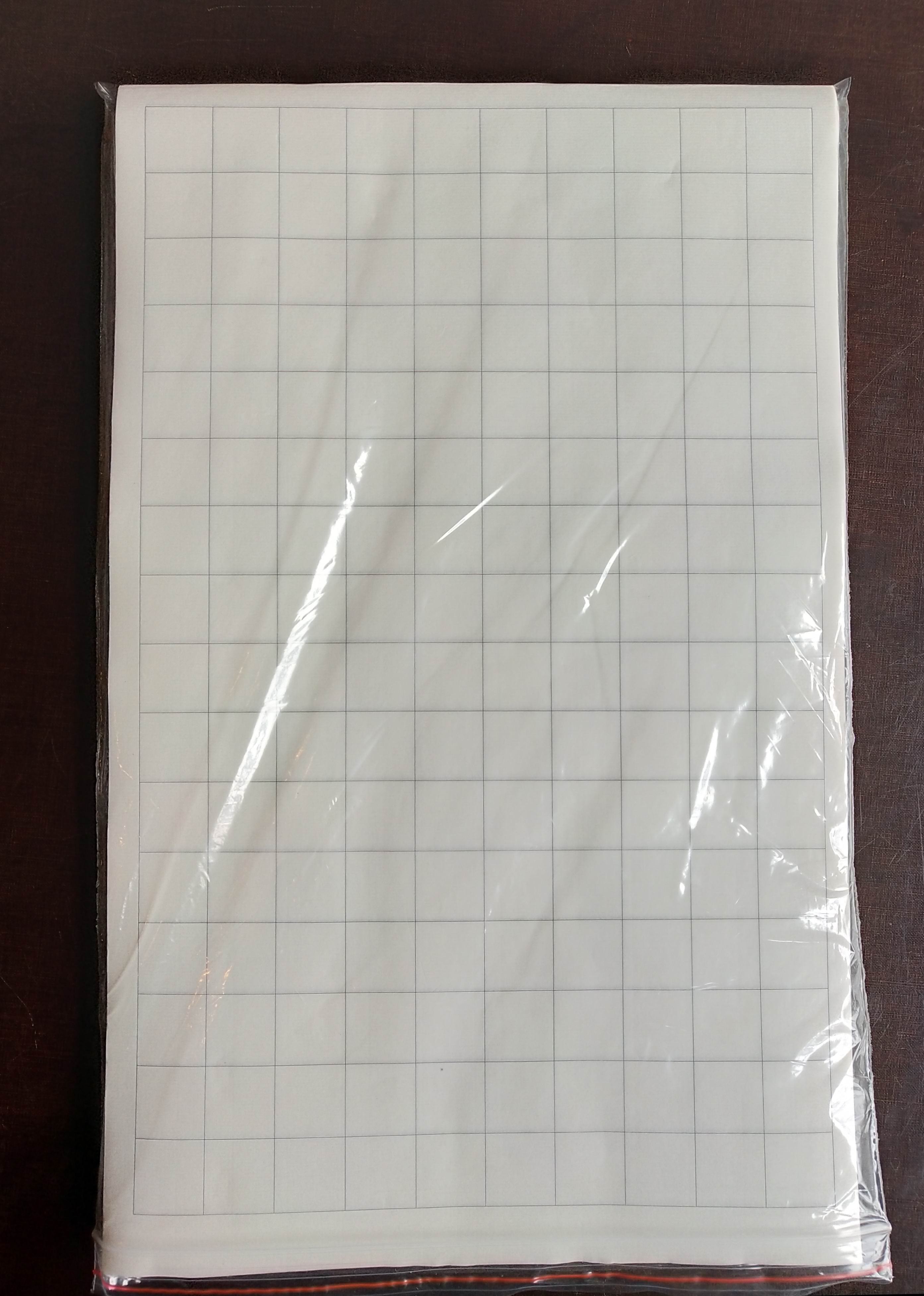 空格2*2cm半生半熟宣纸100张
