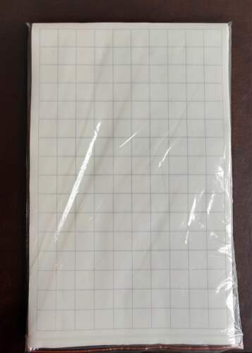 空格2*2cm半生半熟宣纸100张