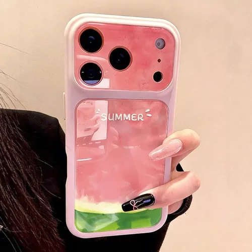 夏日西瓜适用于苹果17promax手机壳iphone14 16pro套13全包防摔15