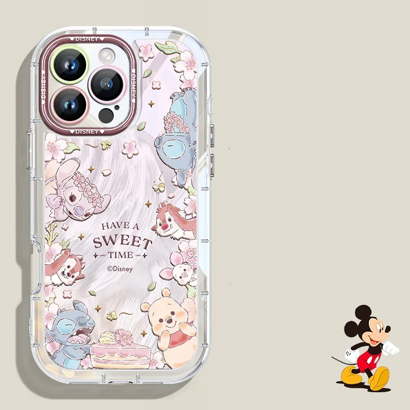 蛋糕史迪仔适用于苹果16羽纱奶油手机壳iPhone15promax卡通14/13