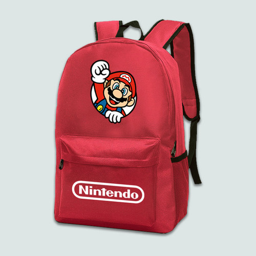 经典游戏任天堂switch超级马里奥双肩包简约休闲时尚书包旅行背包