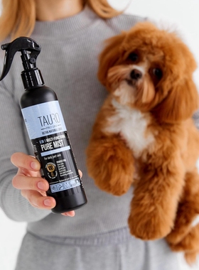 金毛七宝家 进口猫狗全身清洁护理用 TAURO碱性离子水喷雾去污