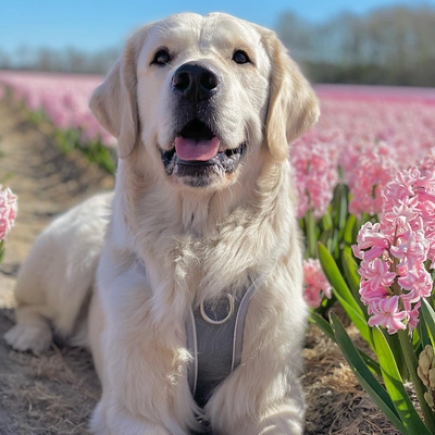带把手和前扣狗肩带hurtta舒适