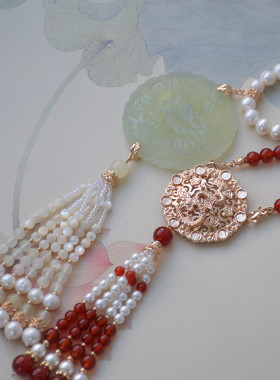 愿君安淡水珍珠岫玉女国风长璎珞