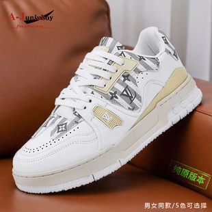 欧洲站潮牌板鞋男轻奢情侣休闲鞋女透气小白鞋百搭厚底鞋莆田男鞋