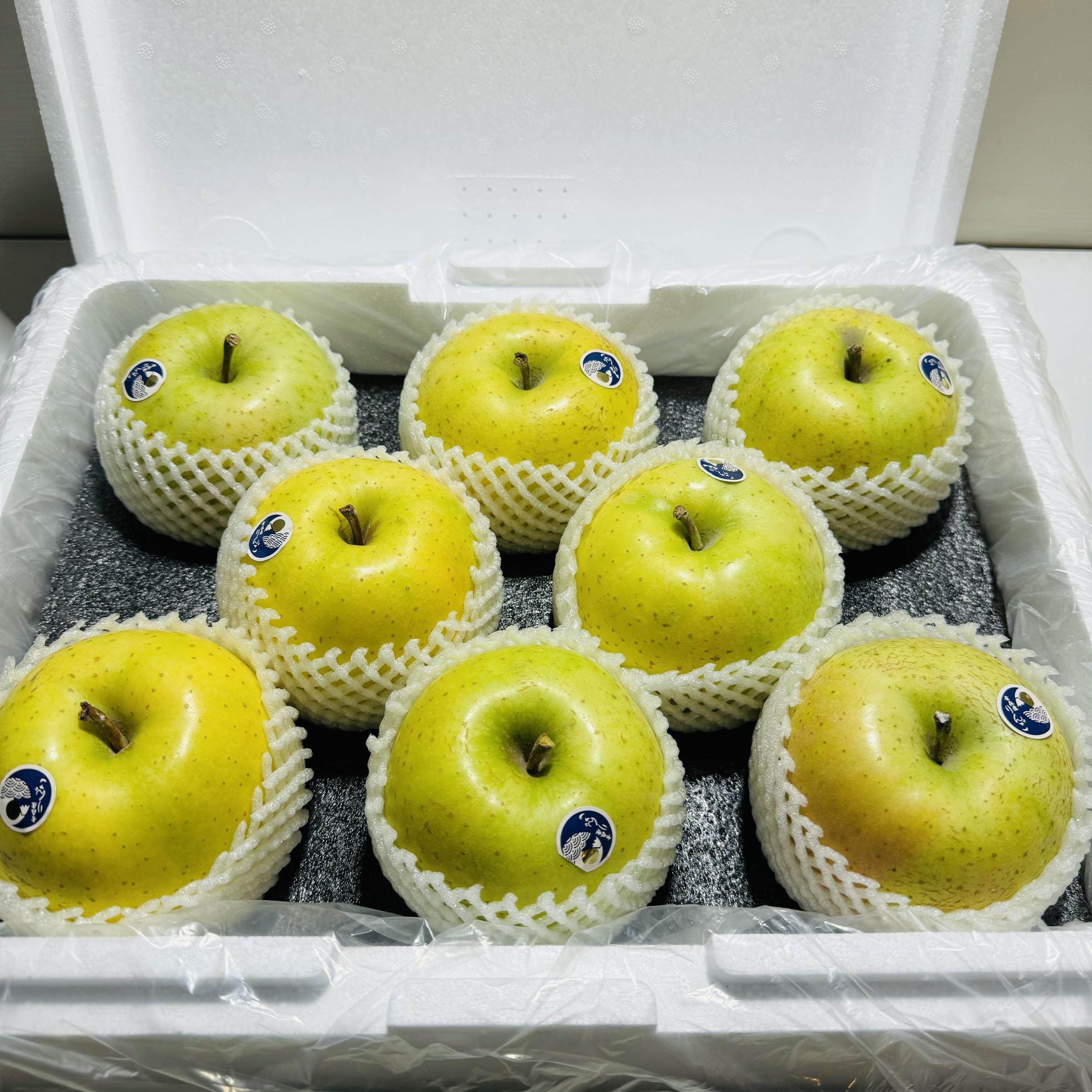 日本进口青森王林苹果香脆甜新鲜大果礼盒装雀斑顺丰发货