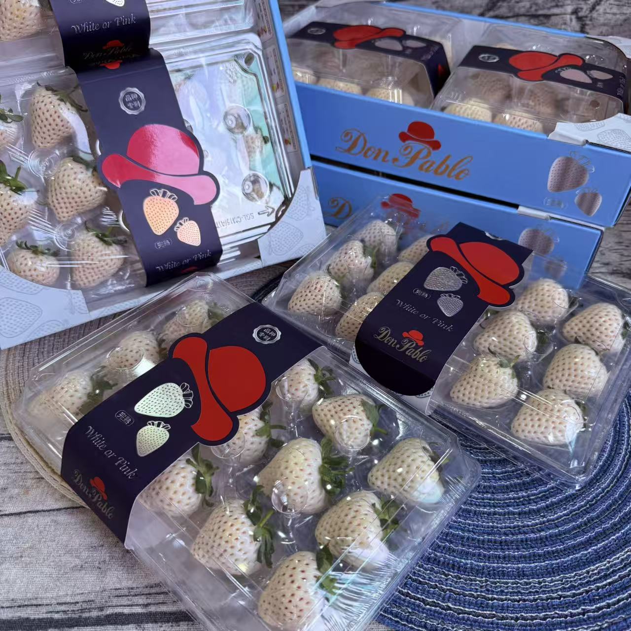 白玉草莓精选当季新鲜白草莓水果礼品