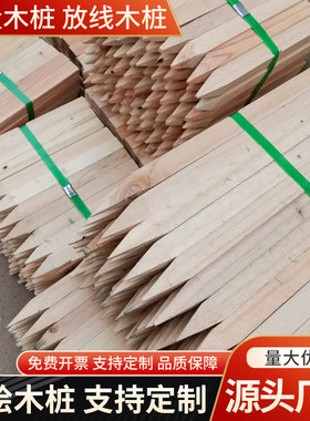 测绘木桩测量木桩工地放样定点桩测绘标志测量标志界桩勘察小木桩