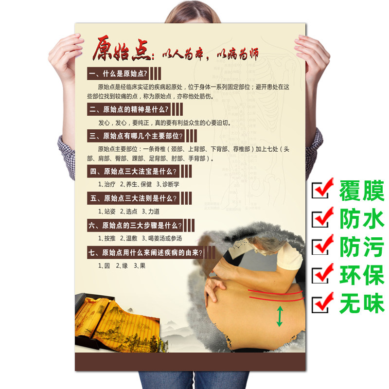 什么是原始点  原始点主要部位医学挂图原始点涵盖范围示意图海报