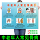 医学骨科骨骼示意图宣传画挂图医院图解中老年人常见骨病海报贴纸