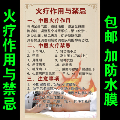 宣传画挂图海报美容院养生馆