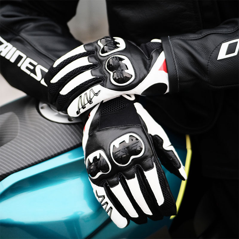 丹尼斯Dainese mig3摩托车手套牛皮骑行防摔机车透气四季男女手套