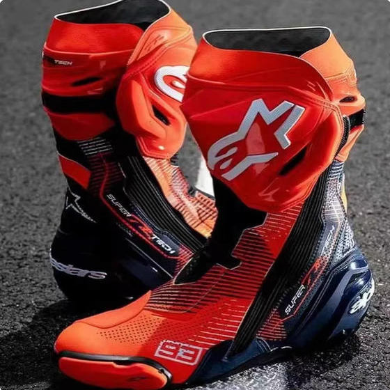A星骑行靴马奎斯马丁摩托车赛道靴机车靴防摔龙年限定SUPERTECH R