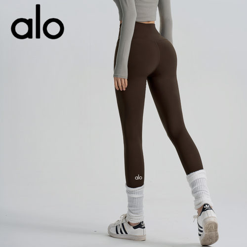 AIo高腰裸感收腹提臀瑜伽裤女