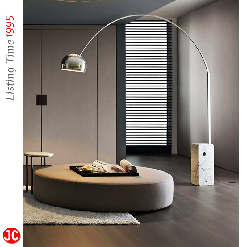 意大利Arco落地灯大理石钓鱼灯