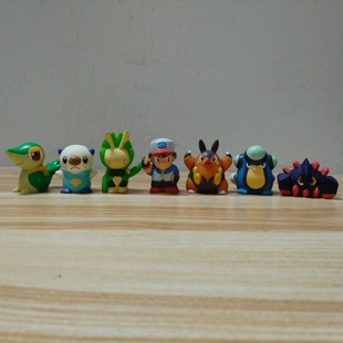 小智与他的宝可梦万代指人套装保姆虫蓝蟾蜍地幔岩神奇宝贝宝可梦