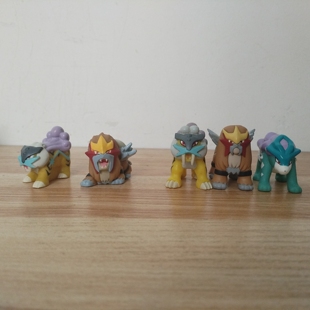 NO.243-244-245雷公炎帝水君万代指人神奇宝贝宠物小精灵宝可梦