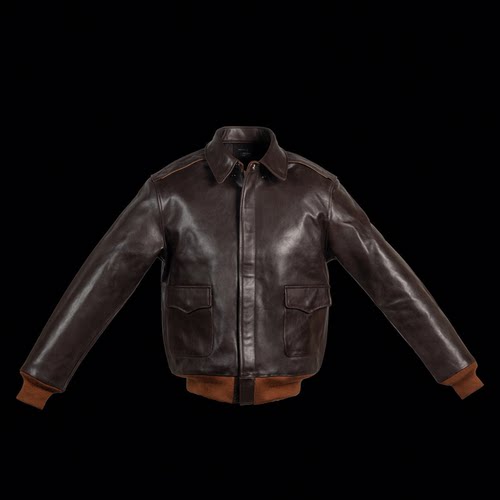 马皮植鞣海盗皮衣夹克