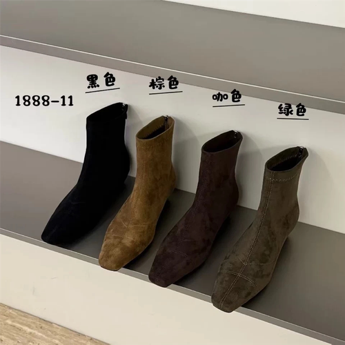 瘦瘦靴女秋冬新款靴子百搭时髦