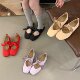 女方头芭蕾单鞋 SHOE 韩版 甜美蝴蝶结内增高玛丽珍鞋 REN 2026新款