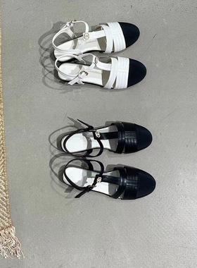 Chic Update:)23SS! 韩版性感辣妹镂空小众小香风渔夫凉鞋