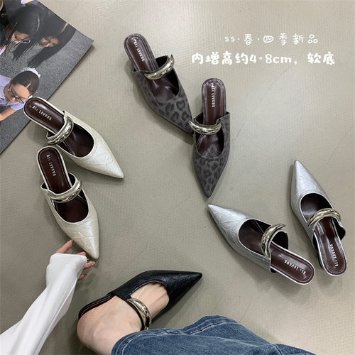 穆勒鞋女春夏外穿百搭包头半拖鞋