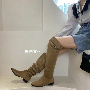英伦风新款 ALL 2022：斩男也斩女 BEAT 秋冬矮跟设计长筒靴 THE
