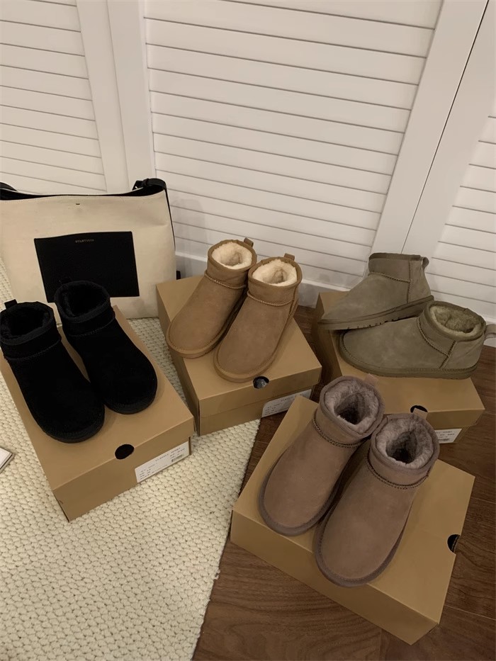 经典百搭款雪地靴2023冬季加绒