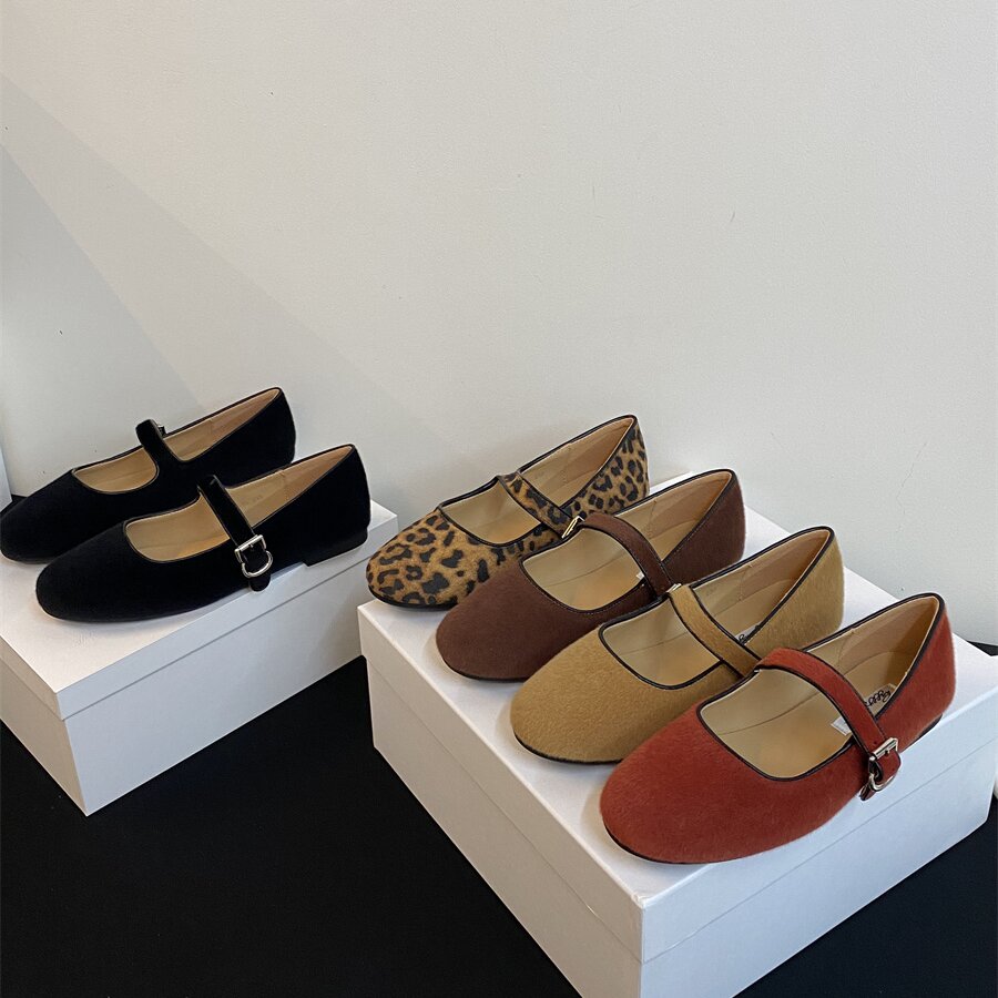 不累脚通勤平底芭蕾舞单鞋女