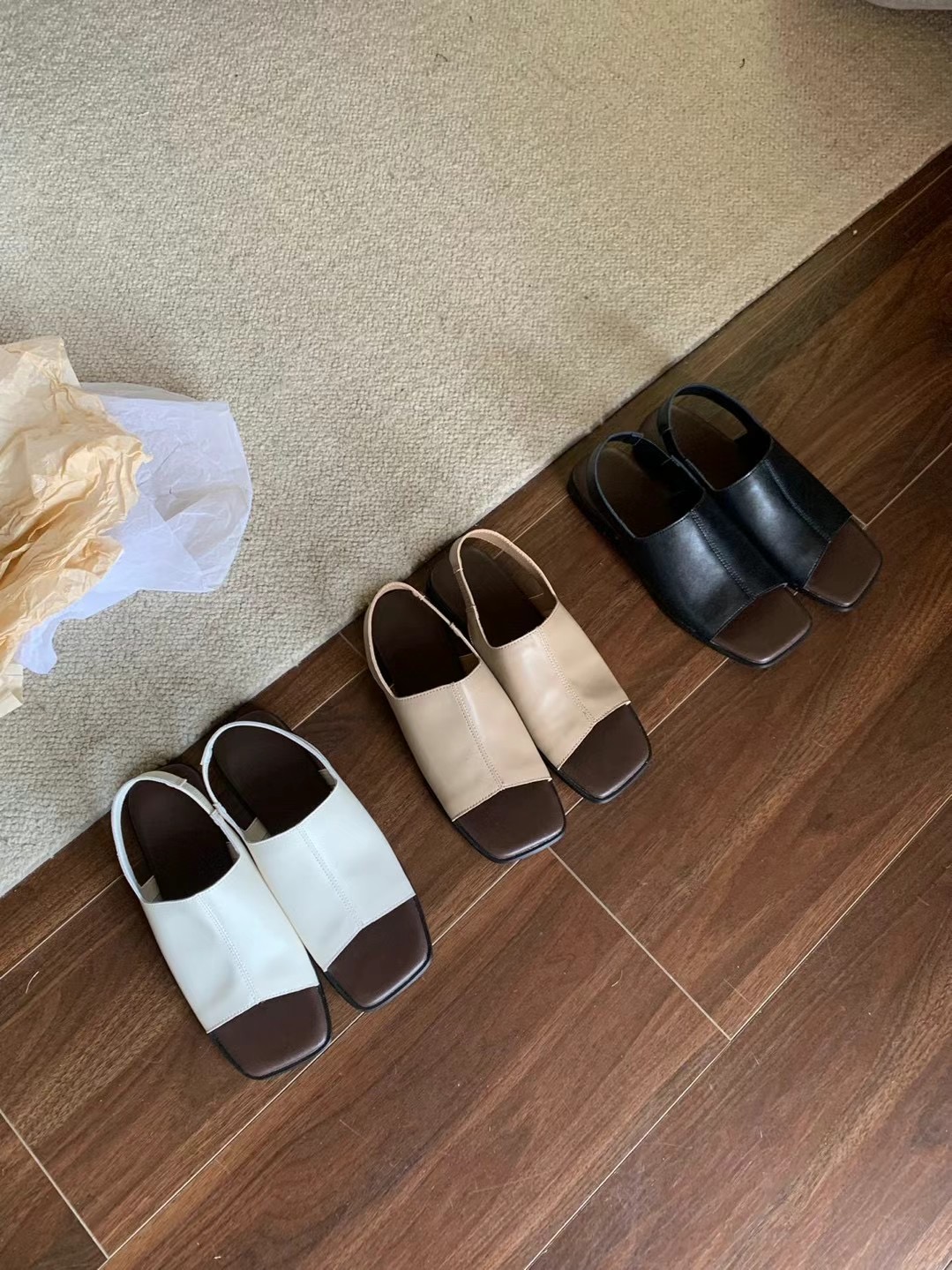 平底凉鞋女韩版极简百搭罗马凉鞋