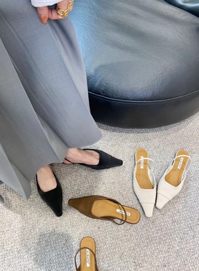 Chic Update:)23SS! 飘飘款！自穿无di推蔬气质高级色百搭凉鞋